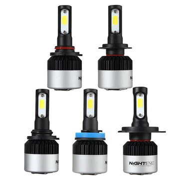 Nighteye/Novsight LED Car Headlights 100W 9000LM 6500K 2Pcs